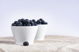 Blueberries in a bowl