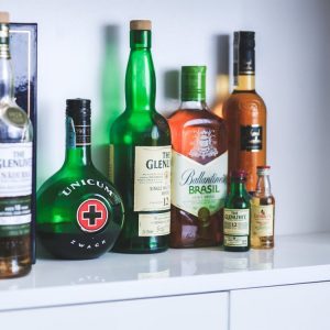 alcohol bottles