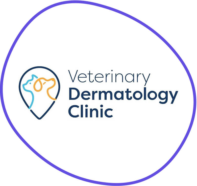veterinary dermatology clinic logo